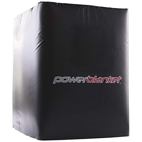 Powerblanket TH275 Insulated IBC Storage Tote Heater, 1440W with Adjustable Thermostat Controller, Fits 275-Gallon Containers, Black (Pack of 2)