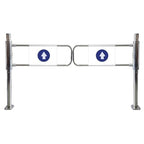 Automatic Closing Swing Gate - Durable 1-Way Safety Door for Pedestrian Access, Ideal for Libraries & Stores (140x100 cm) - Secure, Convenient, and Heavy-Duty Entrance Solution