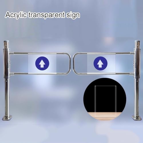 Automatic Closing Swing Gate - Durable 1-Way Safety Door for Pedestrian Access, Ideal for Libraries & Stores (140x100 cm) - Secure, Convenient, and Heavy-Duty Entrance Solution