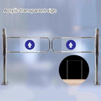Automatic Closing Swing Gate - Durable 1-Way Safety Door for Pedestrian Access, Ideal for Libraries & Stores (140x100 cm) - Secure, Convenient, and Heavy-Duty Entrance Solution
