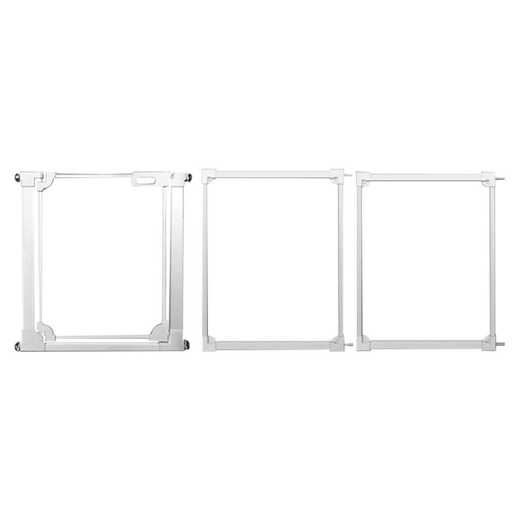 Acrylic Pet Gate for Dogs Clear Safety Gate with Wall Protectors Auto Close Hold Open Guardrail for Stairs Doorways and House Easy Install 85 96.9 x 77cm