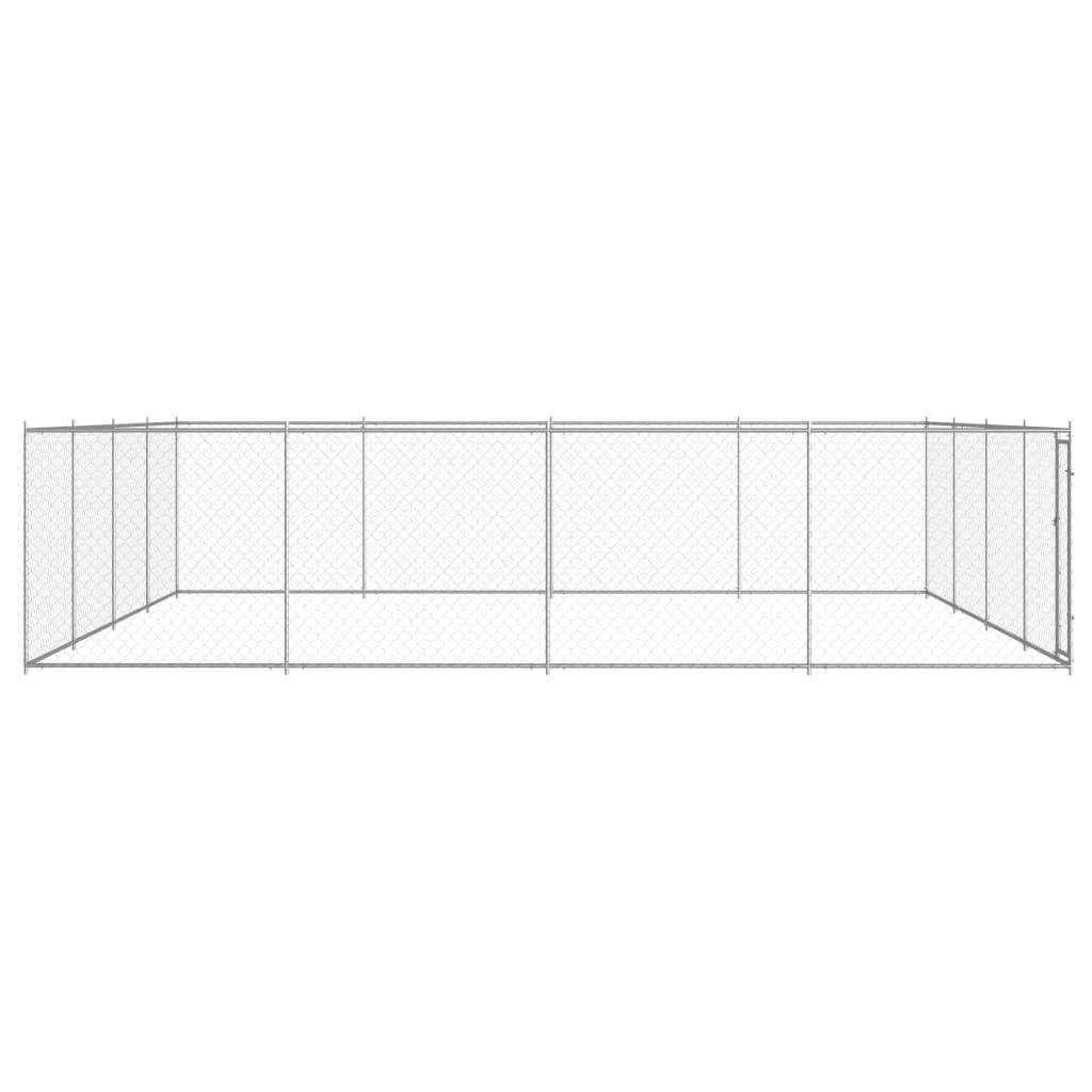 SKM Outdoor Dog Kennel Galvanised Steel 299.2"x299.2"x72.8"