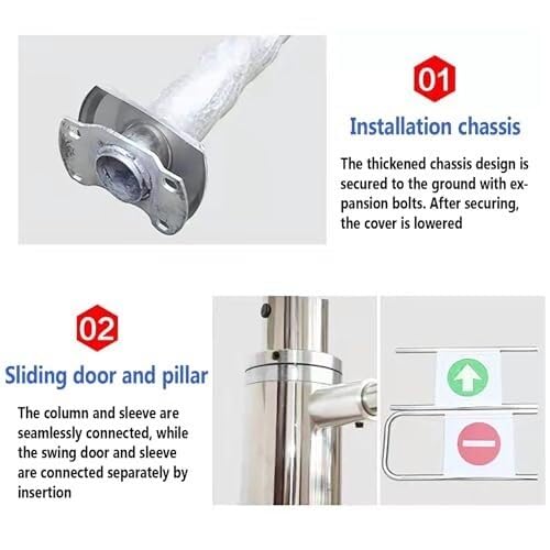 Automatic Closing Swing Gate One-Way Open Safe Door Safety gate