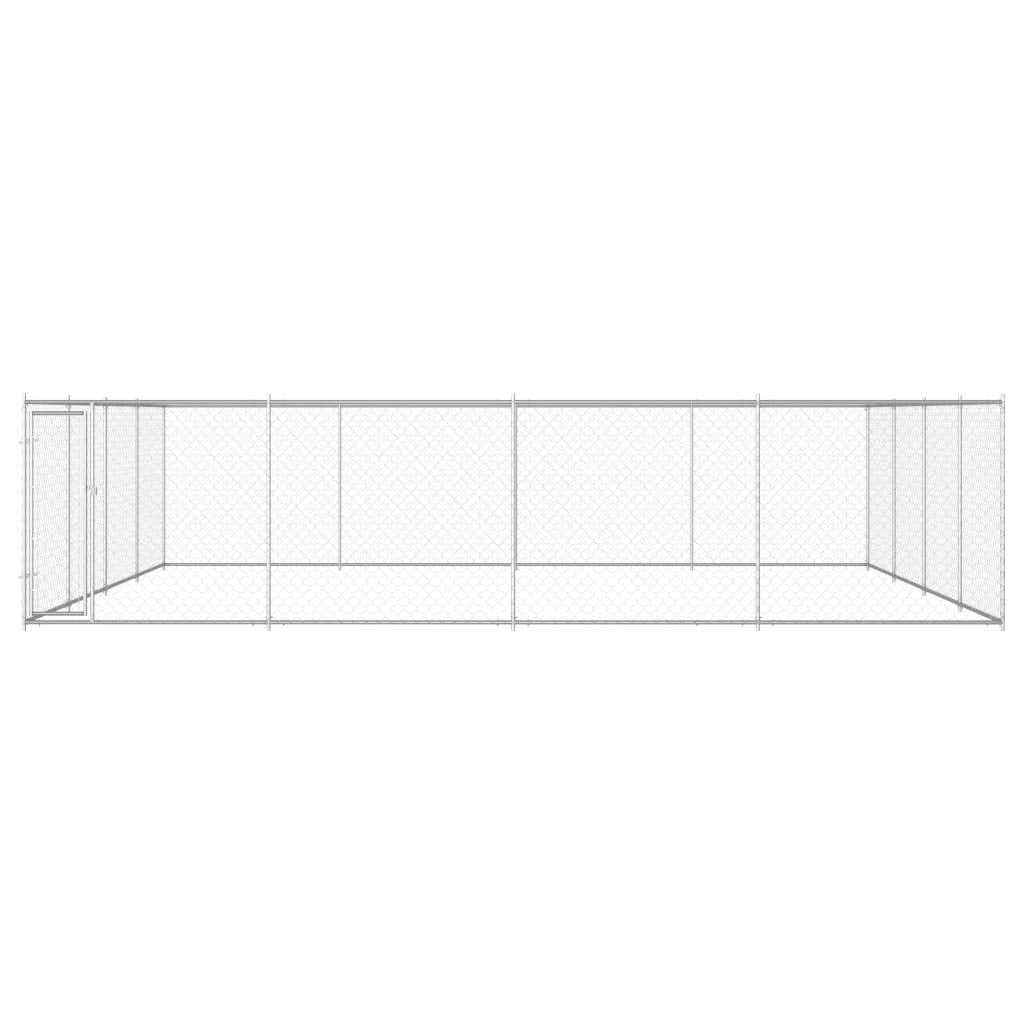 SKM Outdoor Dog Kennel Galvanised Steel 299.2"x299.2"x72.8"