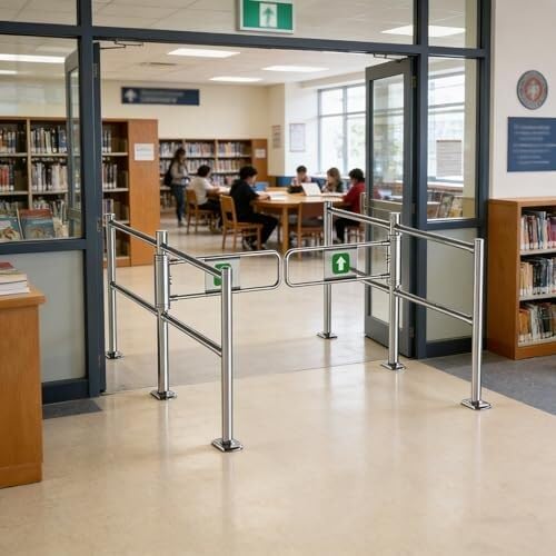 Automatic Closing Swing Gate One-Way Open Safe Door Safety gate