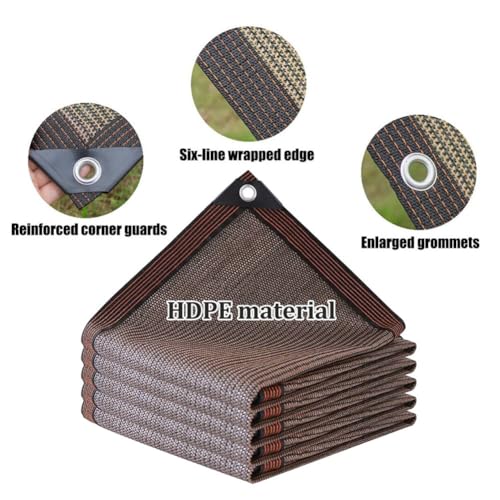 90% Shade Cloth for Greenhouses, Patios & Dog Kennels - Sunblock Mesh Tarp for Outdoor Plants & Pergolas - Sizes: 1x4m, 2x6m, 4x7m, 6x10m, 8x12m (2mx3.0m)