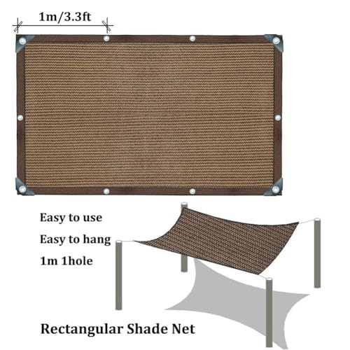 90% Shade Cloth for Greenhouses, Patios & Dog Kennels - Sunblock Mesh Tarp for Outdoor Plants & Pergolas - Sizes: 1x4m, 2x6m, 4x7m, 6x10m, 8x12m (2mx3.0m)