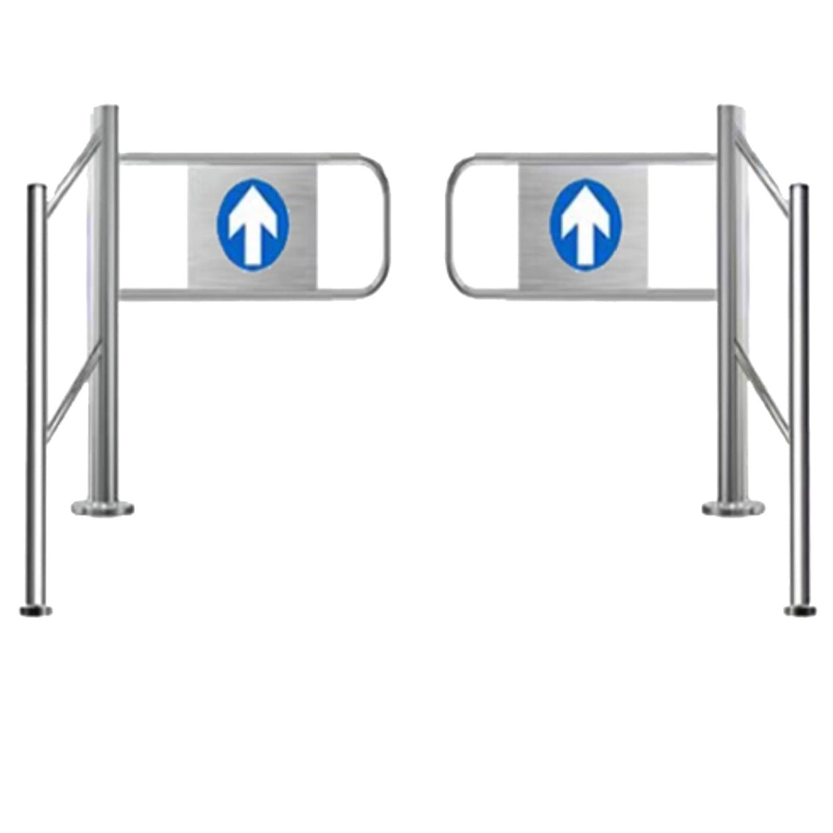 Safety gate Entrance Safety Gate with Guardrail and Stainless Steel