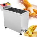 25L Commercial Electric Deep Fryer for Cheese Hot Dogs Sticks Frying Machine, Large Capacity Corn Dog Fryer for Restaurant, Store, Home - Sausage Frying Equipment,220v