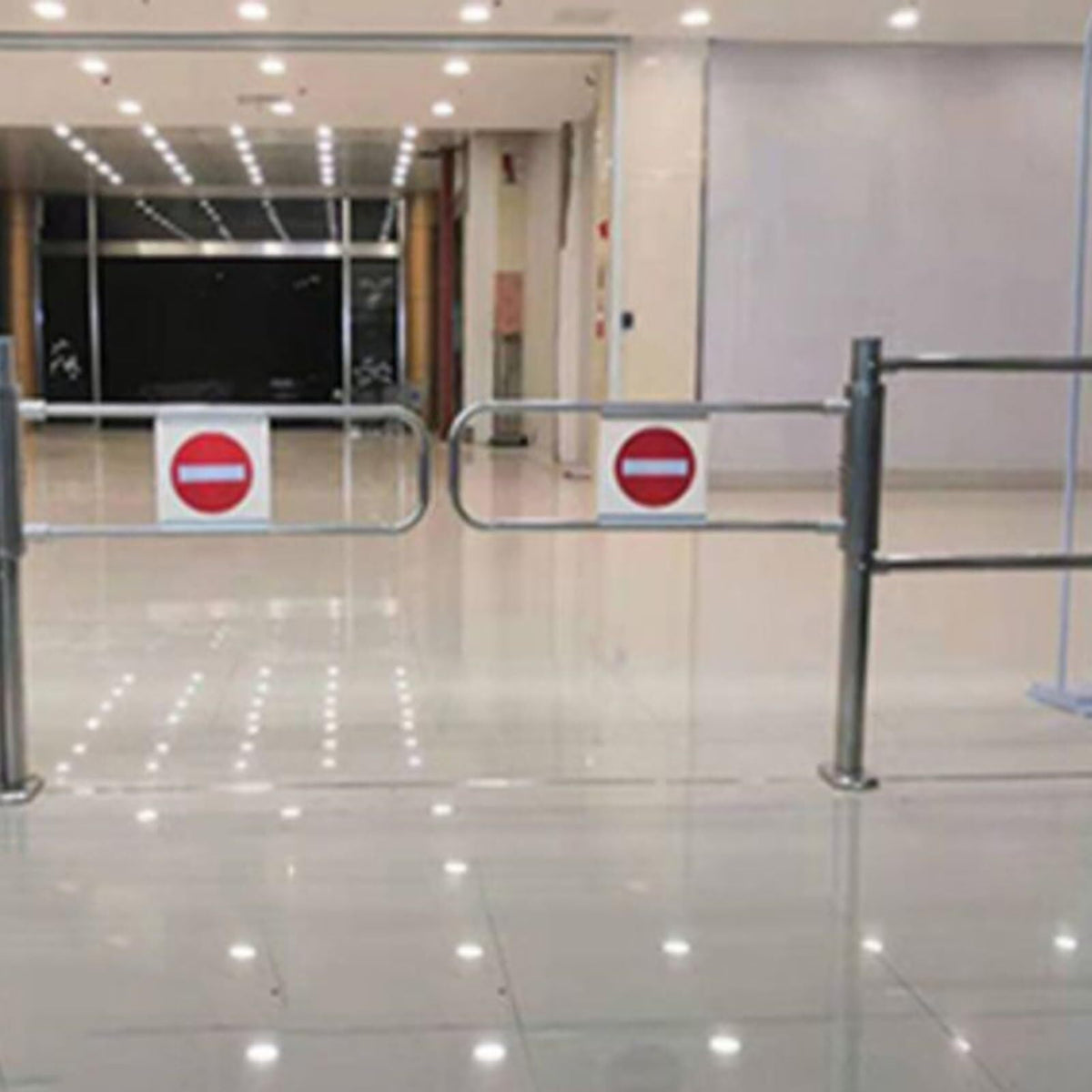 Safety gate Entrance Safety Gate with Guardrail and Stainless Steel