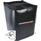 Powerblanket TH275 Insulated IBC Storage Tote Heater, 1440W with Adjustable Thermostat Controller, Fits 275-Gallon Containers, Black (Pack of 2)