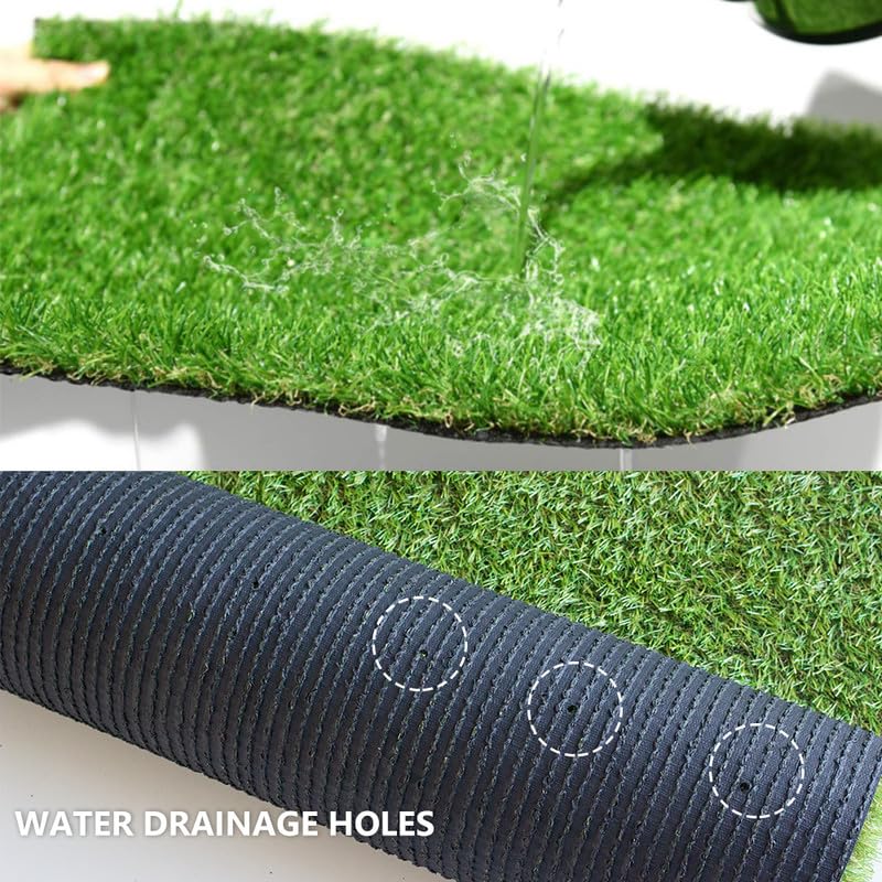ALTRUISTIC Pet Artificial Grass Mat Customized Sizes,7 x 90 Feet Synthetic Fake Grass Astro Turf Indoor Outdoor Garden Lawn Landscape Faux Grass Rug with Drainage Holes,Puppy Pee Pad for Dogs