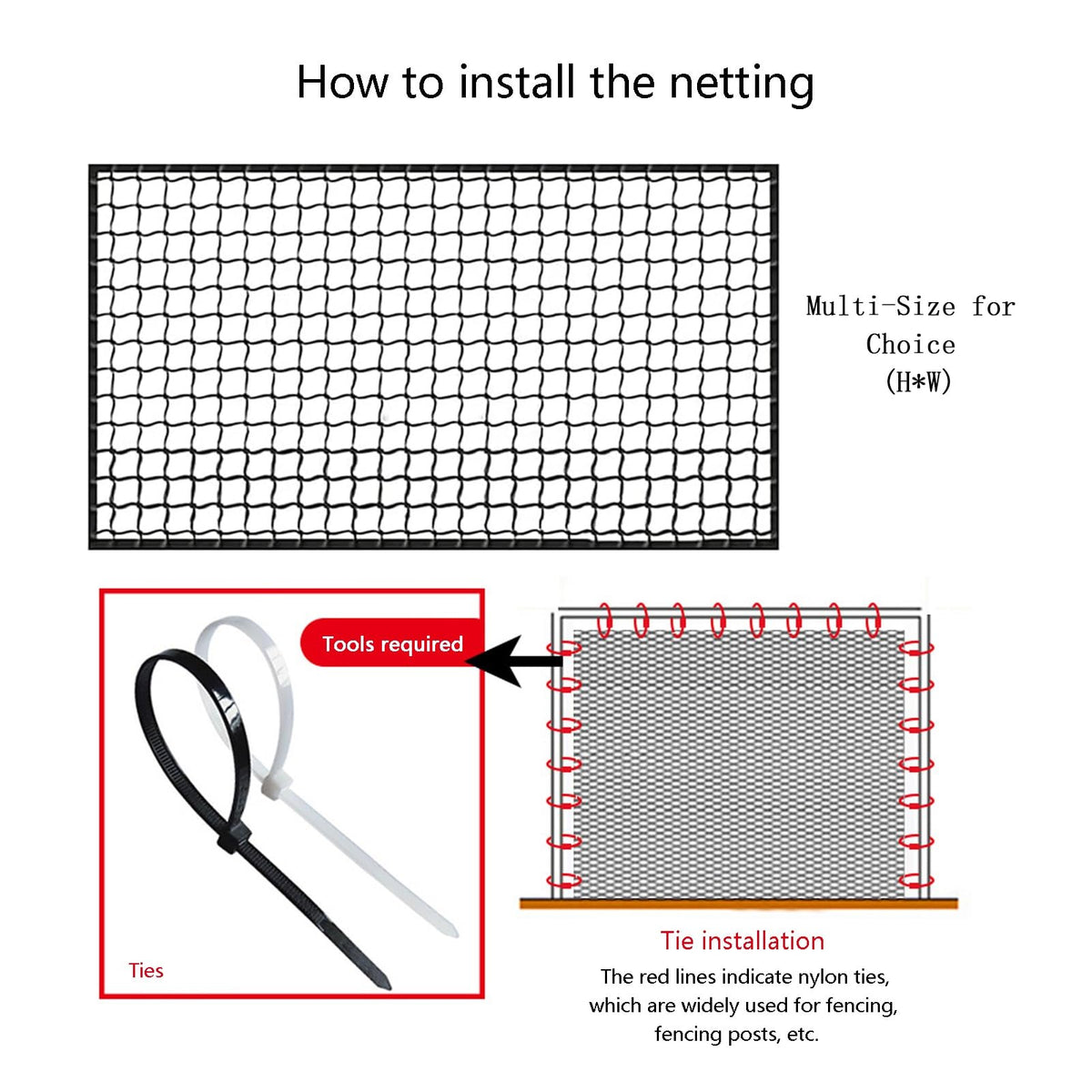 Durable Outdoor Climbing Safety Net for Kids - Rope Netting for Playground, Patio & Balcony Protection (1.2x4m/4x13ft) - Ideal for Safe Playtime