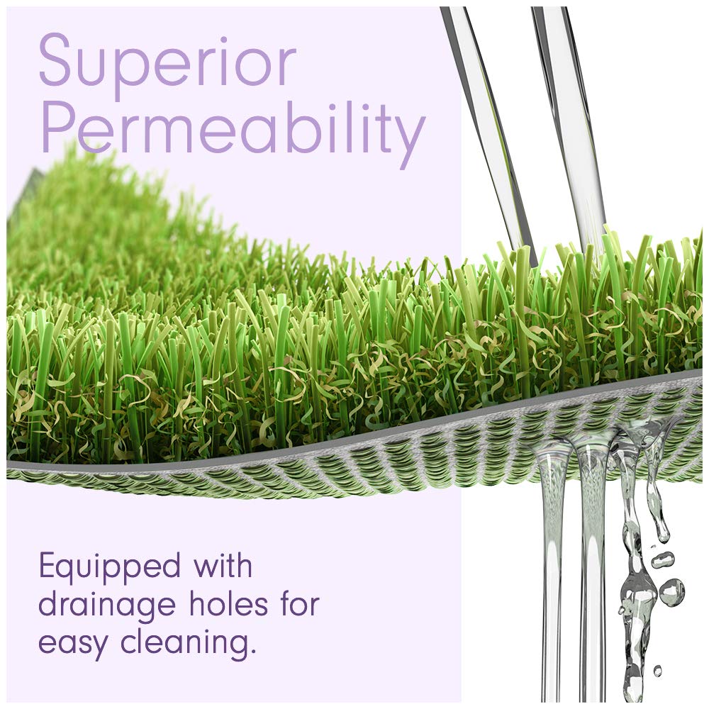 15 x 21 Feet Artificial Grass Mat for Dogs [Deluxe Realistic Synthetic Pet Turf Rug, Fake Grass Carpet for Puppy Potty Training Patch, Indoor or Outdoor Pee Pads]