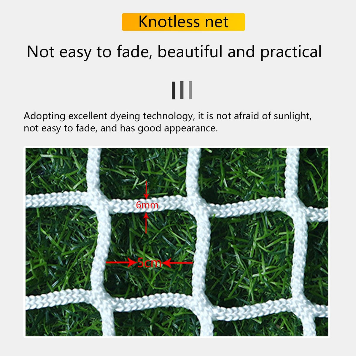 Durable Outdoor Climbing Safety Net for Kids - Rope Netting for Playground, Patio & Balcony Protection (1.2x4m/4x13ft) - Ideal for Safe Playtime