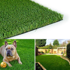 ALTRUISTIC High Density Artificial Grass Turf 5FTX68FT,PU Backing 38mm Pile Height Thick Realistic Synthetic Grass,4-Tone/Soft Indoor Outdoor Fake Faux Grass Rug Mat Lawn Garden Patio Landscape Dog