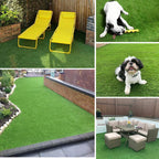ALTRUISTIC Pet Artificial Grass Mat Customized Sizes,7 x 90 Feet Synthetic Fake Grass Astro Turf Indoor Outdoor Garden Lawn Landscape Faux Grass Rug with Drainage Holes,Puppy Pee Pad for Dogs
