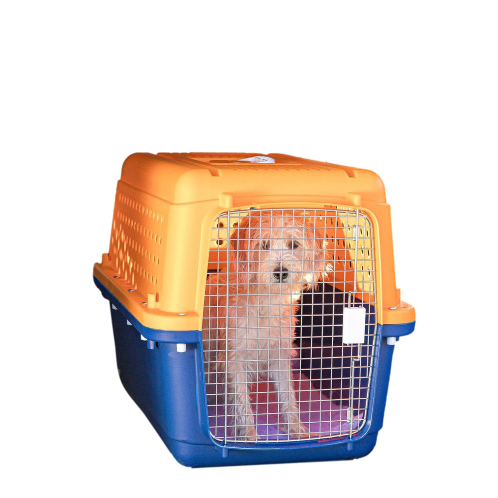 Pet Crate - Durable, Heavy Duty Dog Cat Kennel, Airline Approved Pet Carrier, Pet Palace Dog Kennel, Travel Dog and Cat Crate for Large Dogs Indoor or Outdoor, 7 Sizes