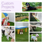 15 x 21 Feet Artificial Grass Mat for Dogs [Deluxe Realistic Synthetic Pet Turf Rug, Fake Grass Carpet for Puppy Potty Training Patch, Indoor or Outdoor Pee Pads]