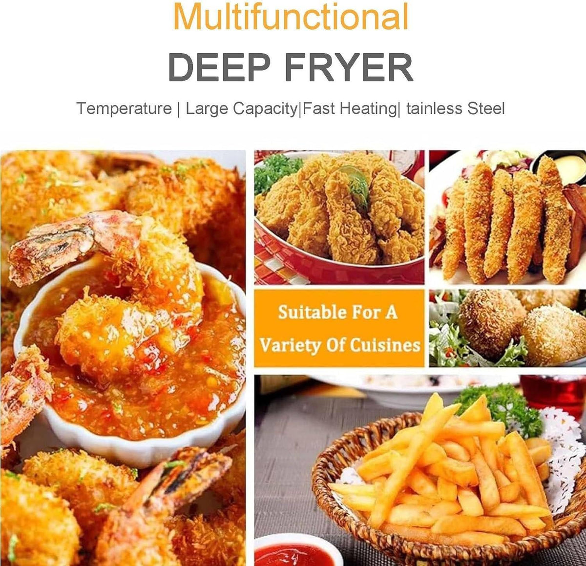 25L Commercial Electric Deep Fryer for Cheese Hot Dogs Sticks Frying Machine, Large Capacity Corn Dog Fryer for Restaurant, Store, Home - Sausage Frying Equipment,220v