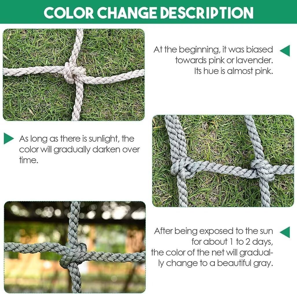 Kids Climbing Safety Net for Stairs Balcony & PlaygroundFall Protection Mesh for Indoor & Outdoor Garden FencingDurable Safety Netting for Kids