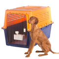 Pet Crate - Durable, Heavy Duty Dog Cat Kennel, Airline Approved Pet Carrier, Pet Palace Dog Kennel, Travel Dog and Cat Crate for Large Dogs Indoor or Outdoor, 7 Sizes