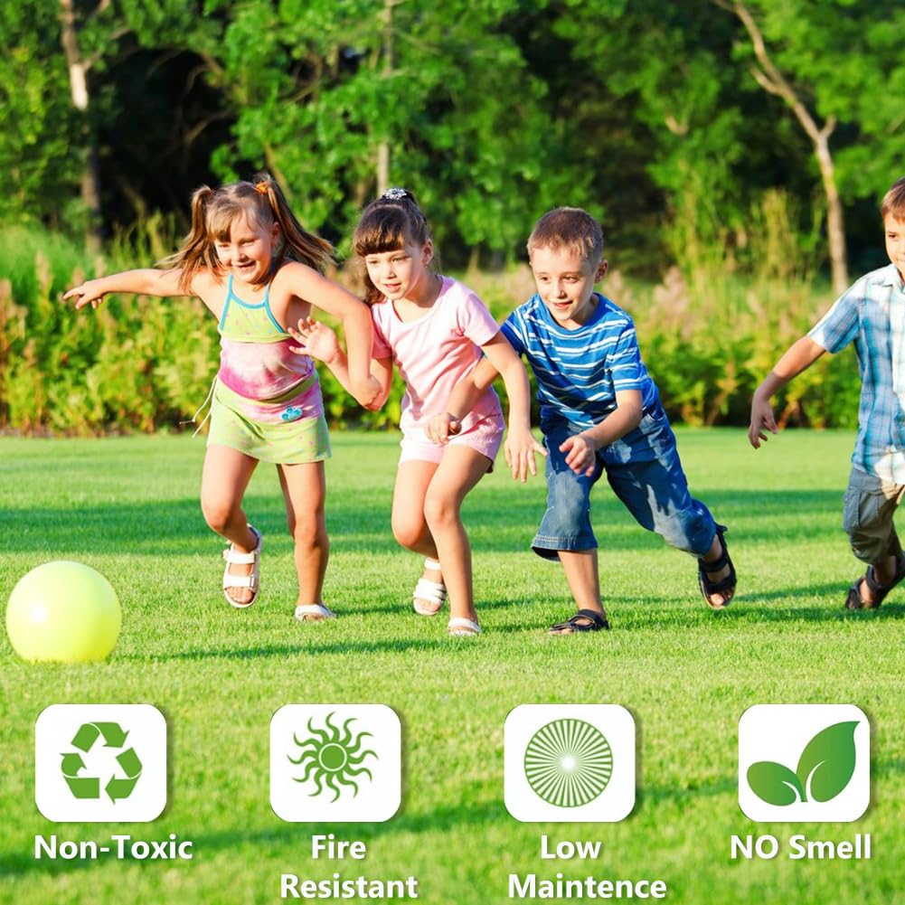 Artificial Synthetic Grass Turf 10FTx42FT(420 Square FT) 0.8" Pile Height Indoor Outdoor Pet Dog Fake Grass Turf with Drainage Holes for Garden Backyard Balcony Patio Landscape Lawn