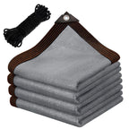 90% Shading Rate 49x56 FT Gray Shade Cloth,UV Resistant Durable Mesh Tarp with Grommets&Reinforced Edges, Shade Net Using for Plants Cover, Greenhouse, Dog Kennel, Patio, Chicken House