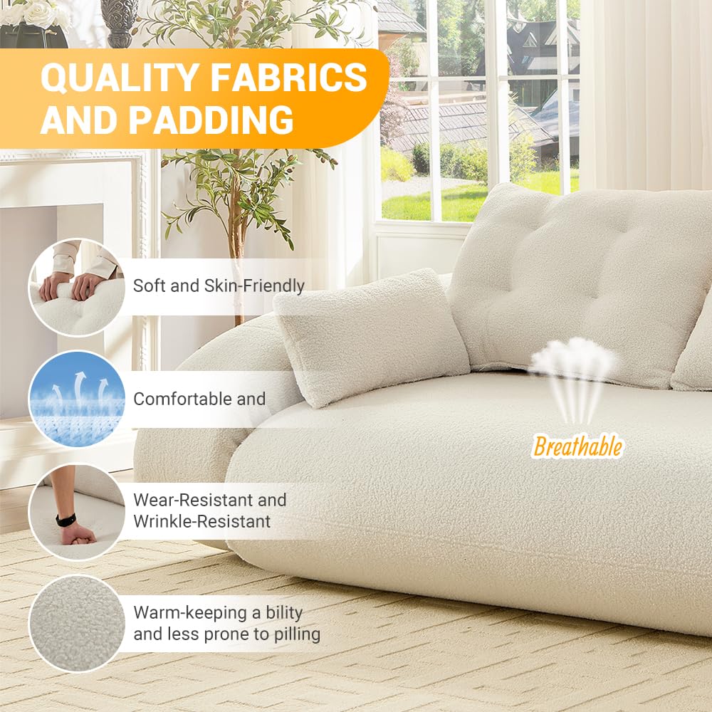 78.7" 3-in-1 Foldable Sofa Bed - Convertible Pet & Human Bed with Non-Slip Base, Foam-Filled T Fabric - Ideal for Large Dogs & Overnight Guests in Living Room or Playroom