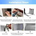 Flush Floor Cellar Gate with Hinged, Invisible Trap Door for Wood Flooring, Interior Crawl Space Access Panel for Home Renovation(60X29in/1520X740mm)