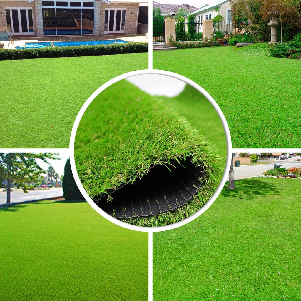 Artificial Grass for Dogs Indoor Outdoor Rug Carpet Customized Sizes Fake Grass for Pets, Realistic Artificial Turf Rug for Patio, Blade Height 1.38 Inch 11Feet X 38Feet