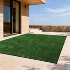 Artificial Turf 7 x 81 ft, Realistic Green Fake Grass with Drainage