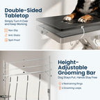 49" Professional Electric Dog Grooming Table, 304 Steel, Heavy Duty