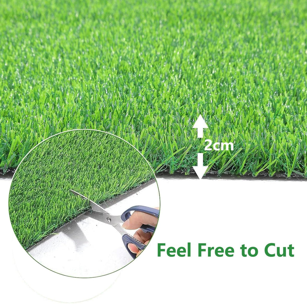 Artificial Grass Turf Rug Natural Realistic Fake Grass Roll Artificial Grass Door Mat Non Slip pet Dog Lawn Garden Grass Mat