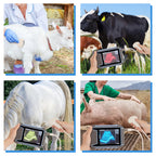 2026 Veterinary Ultrasound Machine for Pregnancy 5.7” HD Display Beginner Vet Handheld Scanner for Cattle, Horse, Pigs, Sheep, Cats, Dogs, Rabbit, Fish